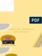 Teknologi Material Arsitektur
