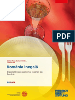 Romania Ingala. Disparitati Socio-Economice Regionale Din Romania