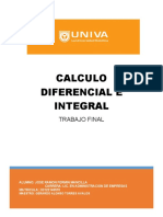 Trabajo Final Calculo Diferancial e Integral