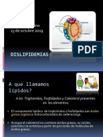 Dislipidemias: clasificación y tipos de alteraciones lipídicas