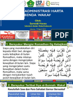 Presentasi Tertib Administrasi Wakaf 19 4 2022 PDF