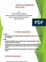 Webinar Tupoksi Bwi Presentasi PDF
