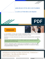 Responsabilidad Civil de Los Padres Frente A Los Actos de Los Hijos