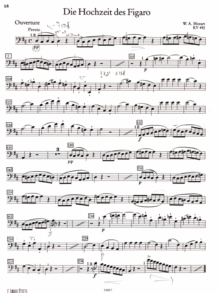 Bassoon Excerpts Printed Music PDF