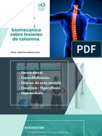 Webinar: Analisis Biomecanico Sobre Lesiones de Columna