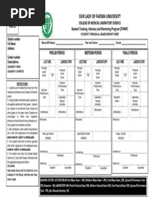 Student Periodical Grades Report