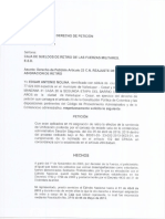 DERECHO DE PETIION REAJUSTE DE LA ASIGNACION DE RETIRO