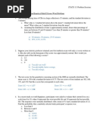 Normal Distribution Empirical Rule Z-Scores Word Problems Answer Key