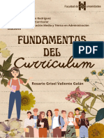 Fundamentos Del Currículum Infografía