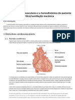 Distúrbios Cardiovasculares e A Hemodinâmica Do Paciente Crítico/ventilação Mecânica
