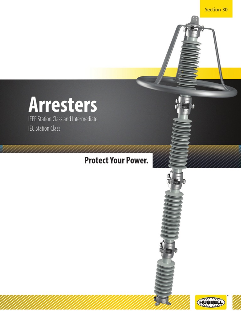 Station Class Surge Arresters IEEE and IEC PDF PDF Insulator