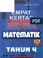 4 Kertas Matematik Persediaan PBD Sesi Akhir 2022 - Tahun 4 05