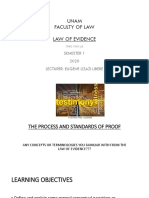 Class 2 of 2021 - Basic Concepts and Terminologies in Law of Evidence PDF