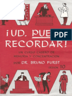 ¡Ud. Puede Recordar! Dr. Bruno Furst, Sesión 10