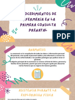 Procedimientos enfermería consulta prenatal