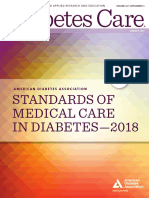 Standards of Medical Care in Diabetes-2018
