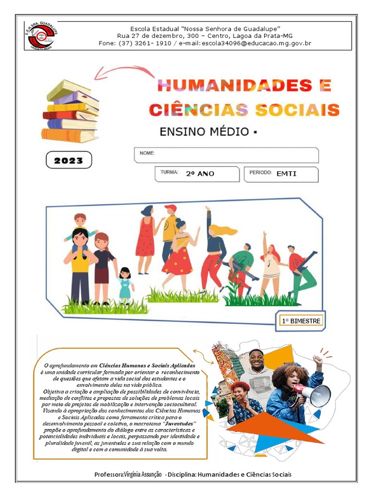 Apostila Do 1º Bim Humanidades - 2º Ano Emti PDF | PDF | Brasil ...
