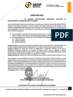Comunicado Regularizacion Profesores Por Hora PDF