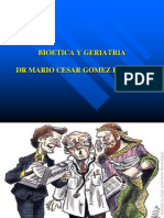 Bioetica y Geriatria PDF