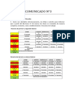Comunicado Distribución Horaria Oficial PDF