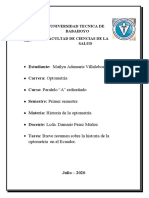 Universidad Tecnica de Babahoyo Facultad de Ciencias de La Salud