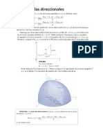 Derivadas Direccional