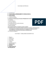 Causa: 2. Consecuencia: 5. Temporalidad (ORDENAMIENTO CRONOLÓGICO) : 6. Espacialidad