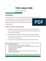 Descriptive Analysis