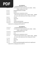 Daily Program Outline for ECD Centre | PDF | Learning | Cognition