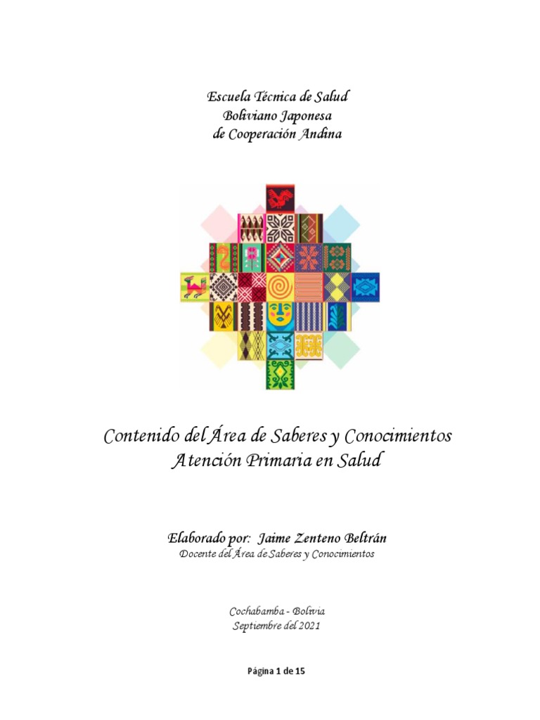 2.1.atención Primaria en Salud Corto PDF | PDF | Promoción de la salud ...