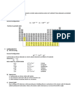 F Block Elements PDF