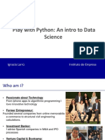 Play With Python - An Intro To Data Science
