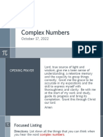 W1D1 - Complex Numbers (O) PDF