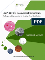 2019 IAWA-IUFRO Et Al. IAWA-IUFRO International Symposium Challenges and Opportunities For Updating Wood Identification PDF