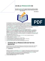 Producción de textos: Etapas y estrategias