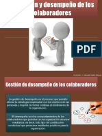 Evaluación desempeño colaboradores