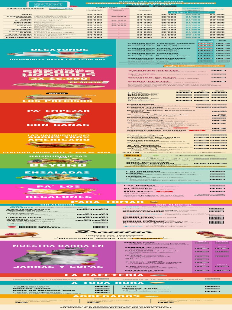 Domino menu digital temuco pdf