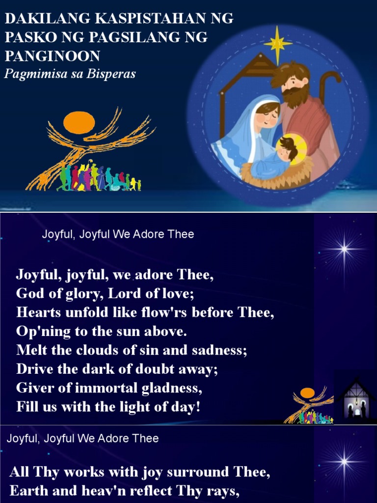 Christmas Vigil Mass PDF Conceptions Of God Religious Belief And