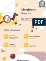 Membrane Reactor by Shivani Munishwar