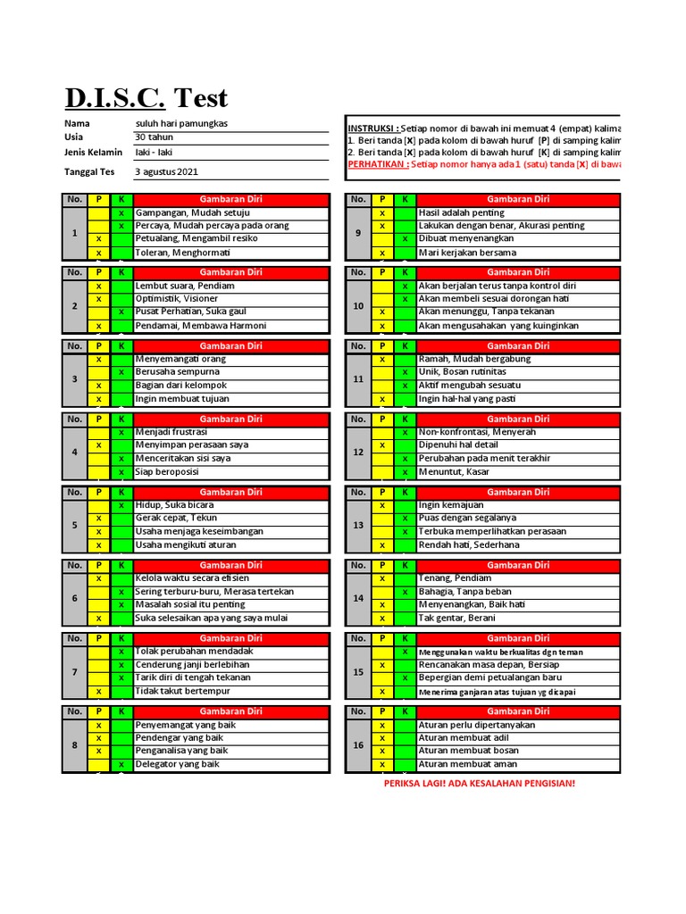 Tes Disc PDF