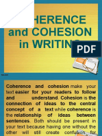 Achieve Text Coherence and Cohesion with Logical Sequencing and a Clear Central Concept