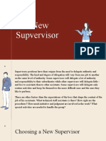 The New Supvervisor