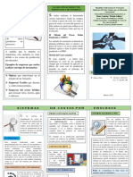 Triptico Sistemas de Costos Por Procesos PDF