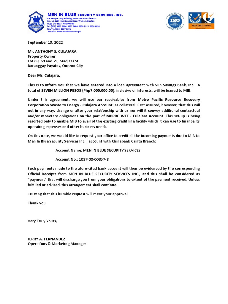 Notification Letter PDF