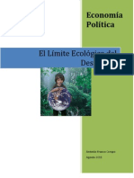 El Límite Ecológico Del Desarrollo