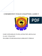 Chemistry Folio