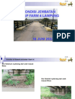 Kondisi Jembatan GP Farm 4 Lampung