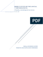 La Reflexión Filosófica Sobre El Conocimiento Social Tiene Una Larga Trayectoria Que Se Remonta Al Origen de Las Propias Ciencias Sociales