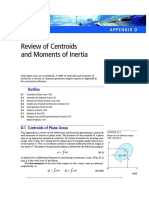 Review of Centroids and Moments of Inertia: Appendixd