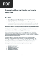 Article 2 - Learning Theories